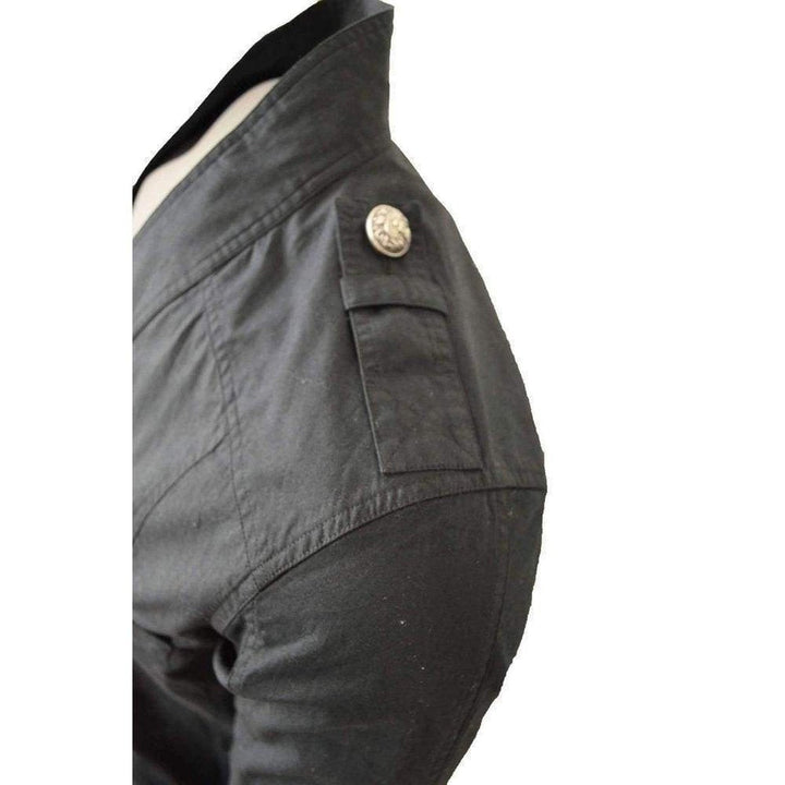 Black Shirt Double-breasted Jacket