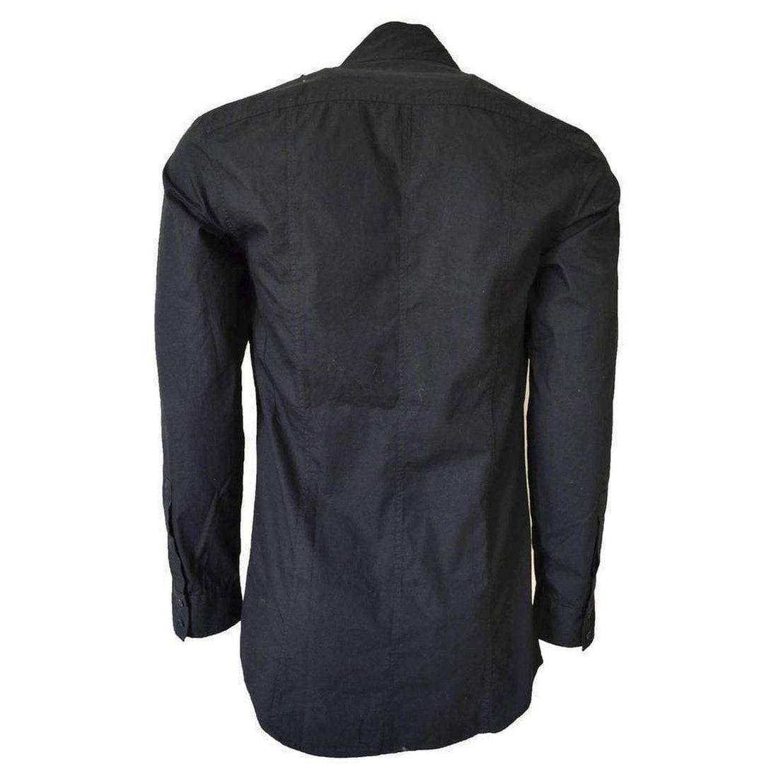 Black Shirt Double-breasted Jacket