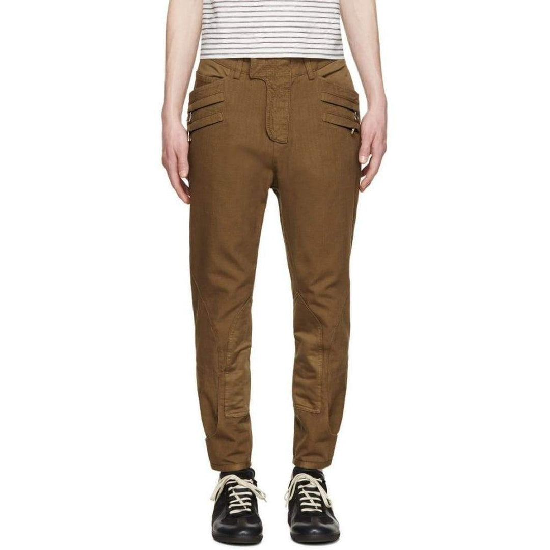 Brown Cropped Trousers
