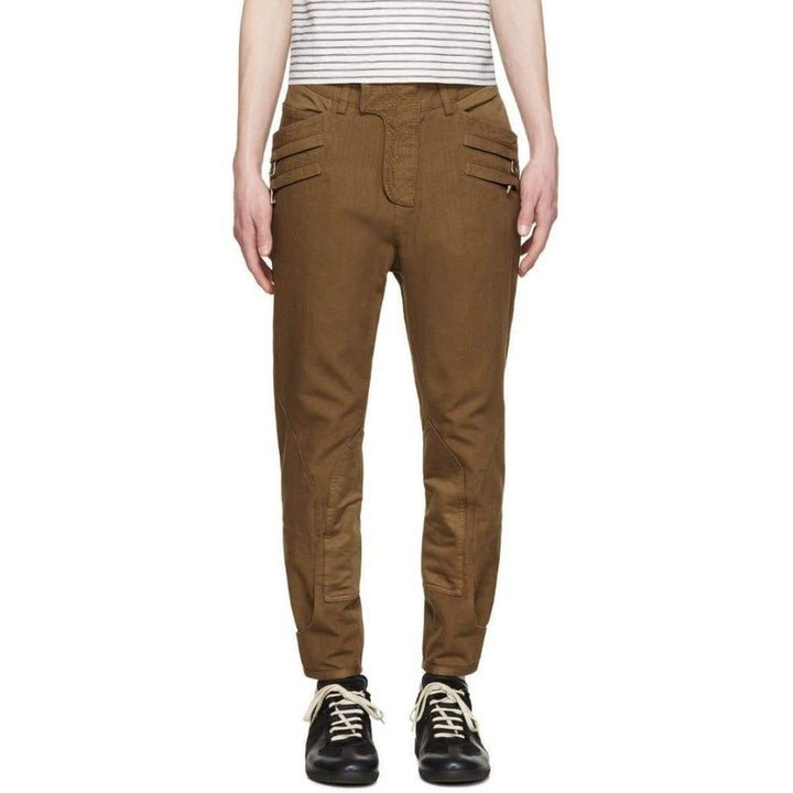 Brown Cropped Trousers