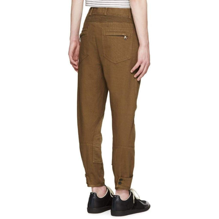 Brown Cropped Trousers