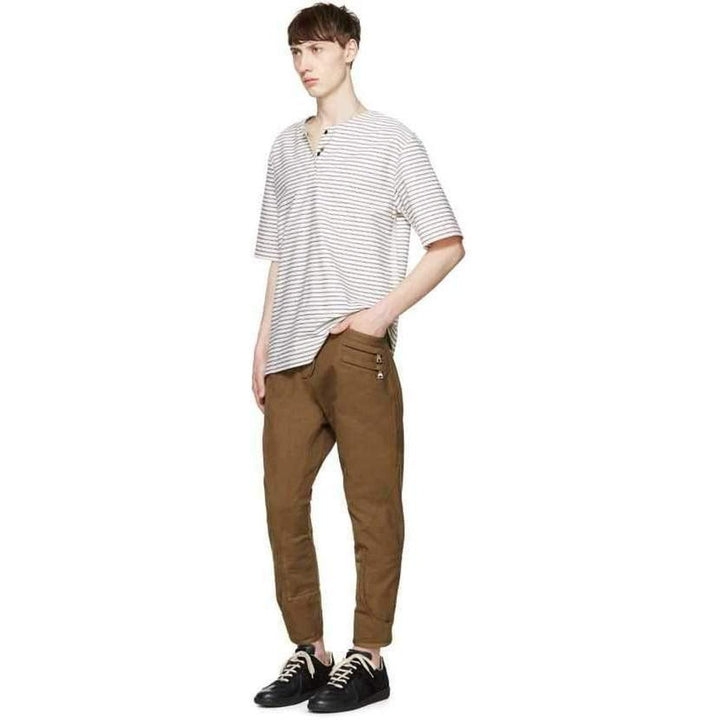 Brown Cropped Trousers