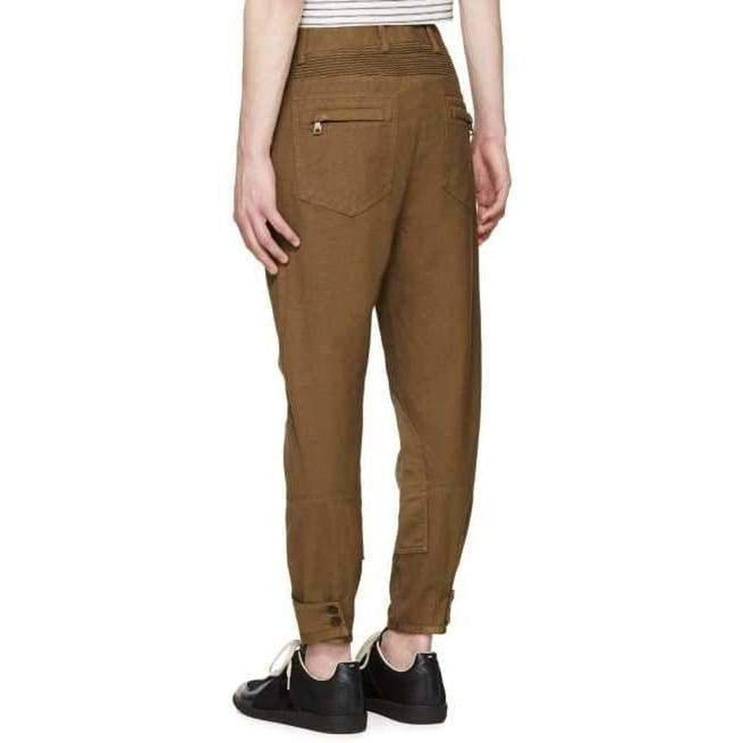 Brown Cropped Trousers