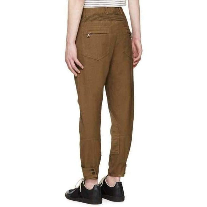 Brown Cropped Trousers