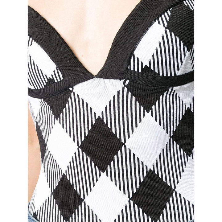 Check Halterneck Body
