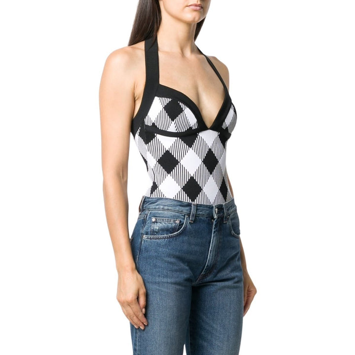 Check Halterneck Body
