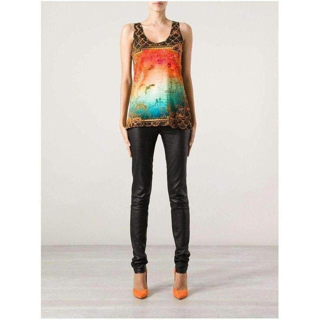 Cotton Oriental Print Tank Top