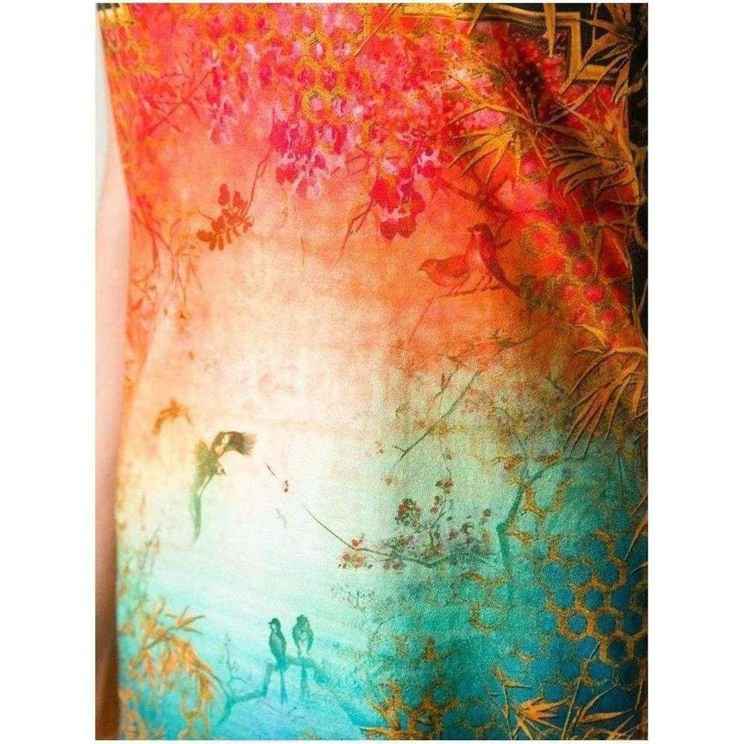 Cotton Oriental Print Tank Top