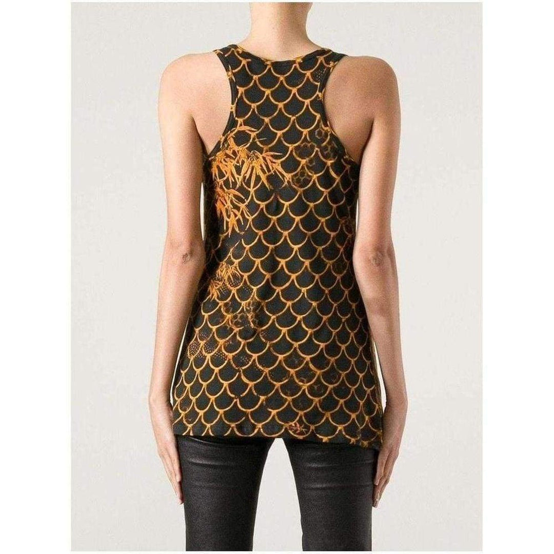 Cotton Oriental Print Tank Top