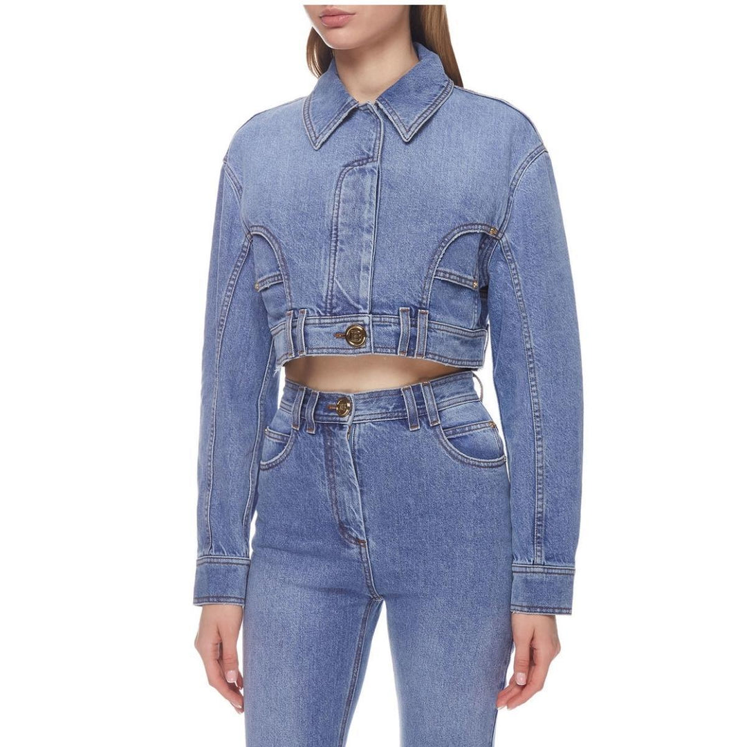 Cropped Denim Jacket