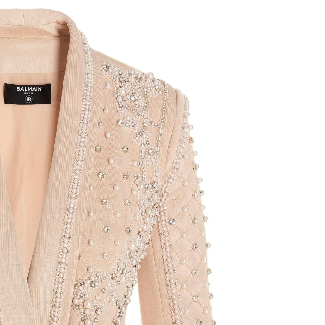 Crystal Pearl Blazer Jacket
