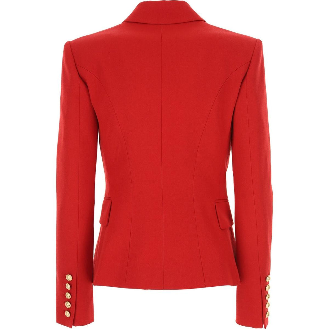 Double Breasted Tailored Wool Blazer