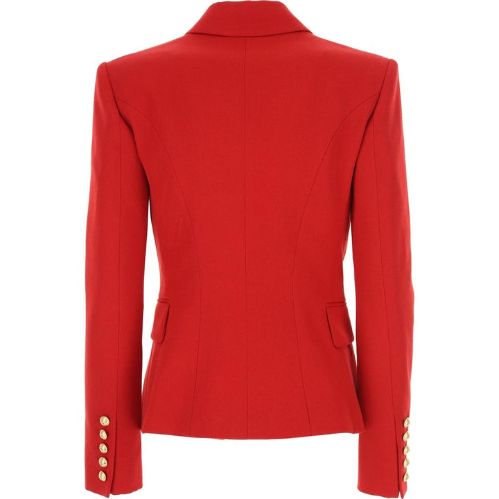 Double Breasted Tailored Wool Blazer
