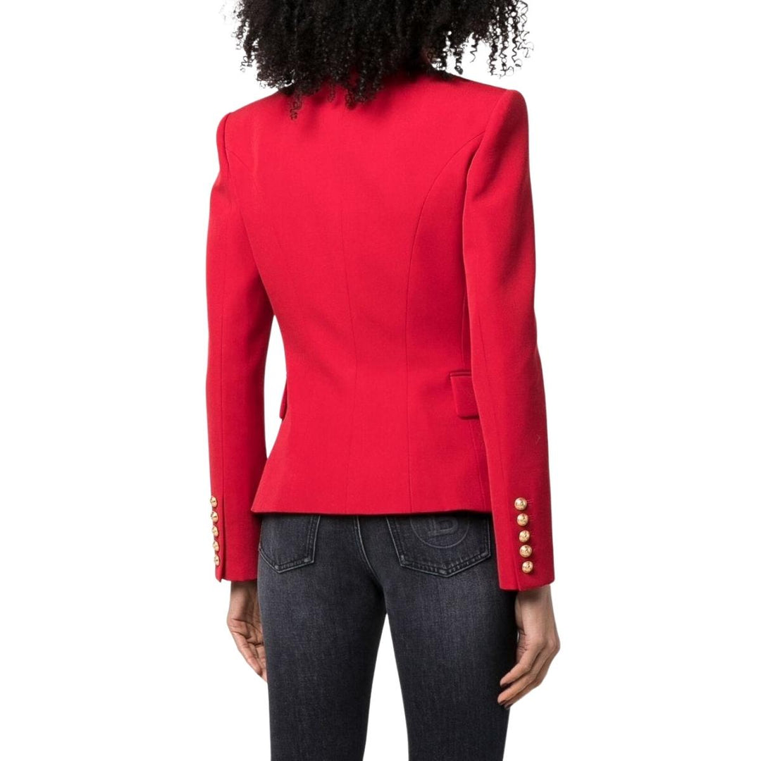 Double Breasted Tailored Wool Blazer