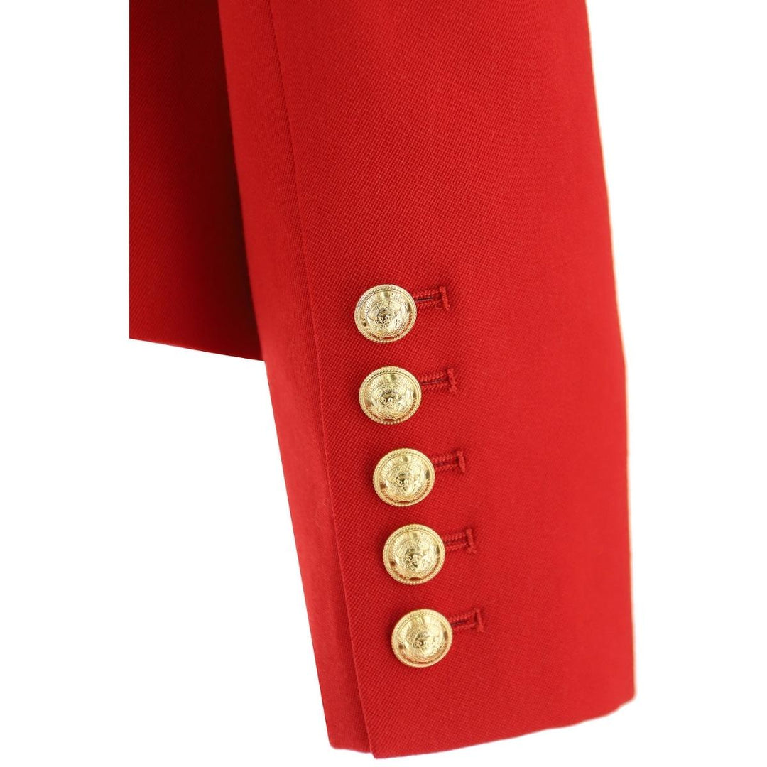Double Breasted Tailored Wool Blazer
