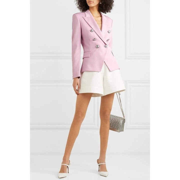 Double-breasted Wool-Twill Blazer