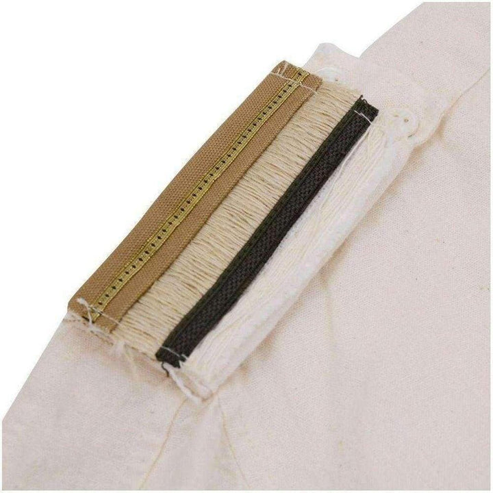 Ecru Linen Military Shirt