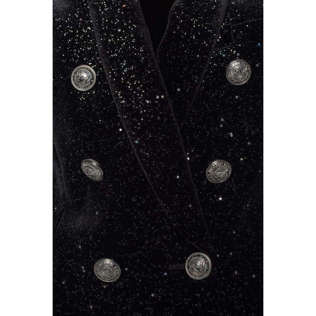 Glittered Double Breasted Blazer