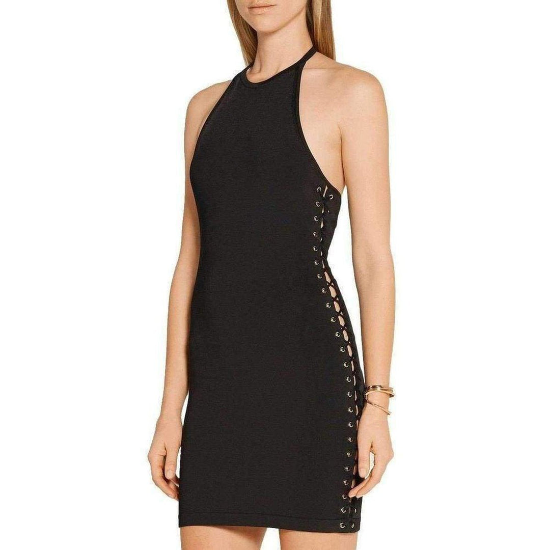 Halter Neck Mini Dress