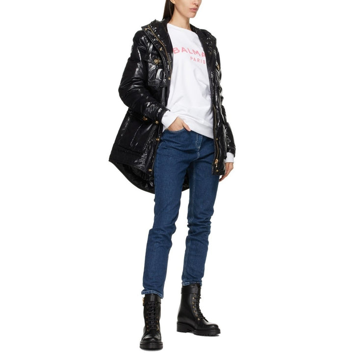 High-shine Hooded Jacket