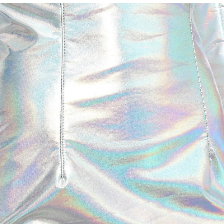 Holographic Mini Silver Dress