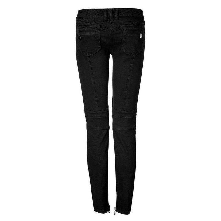 Jeans Low Rise Black Biker Jeans