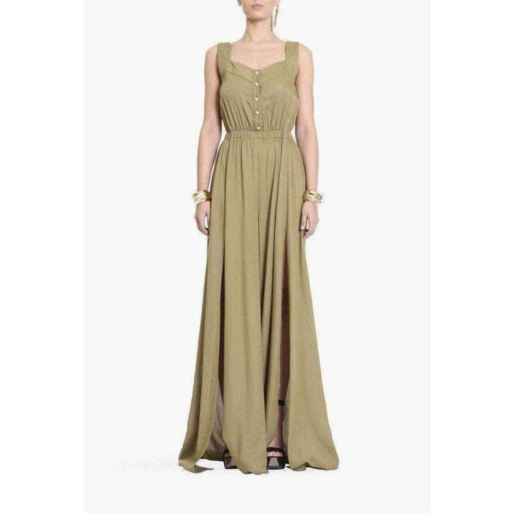 Light khaki Military Jumpsuit
