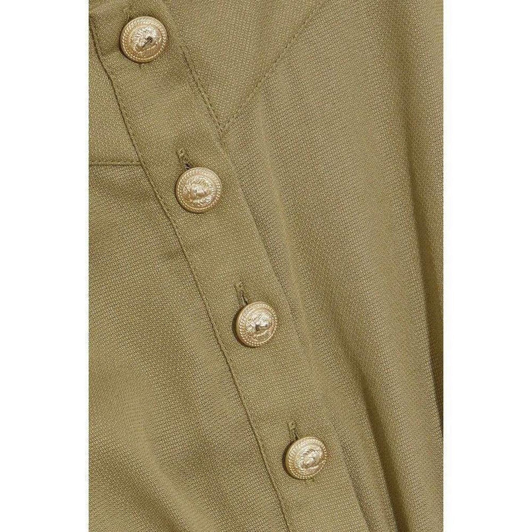 Light khaki Military Jumpsuit