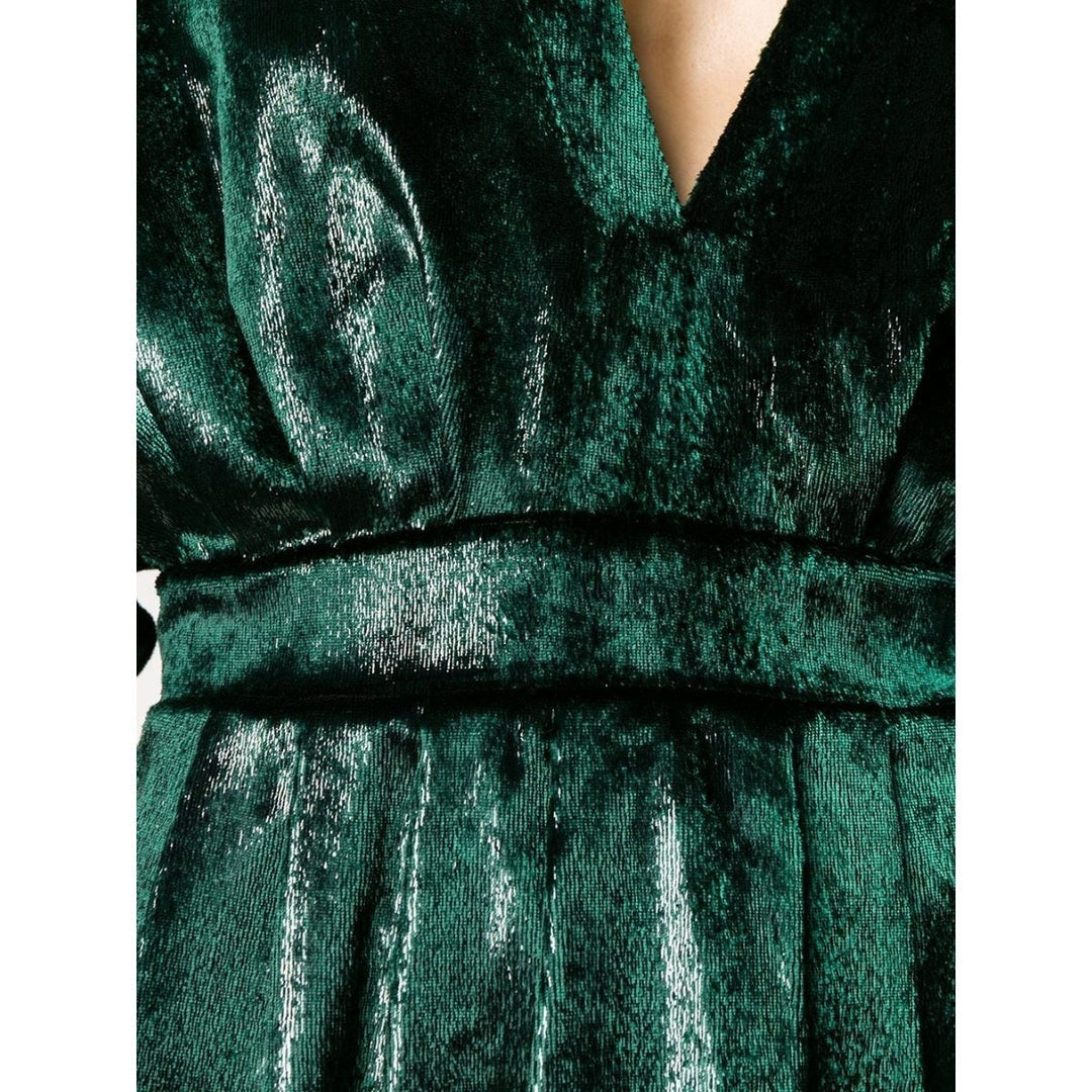 Metallic Flared Dress