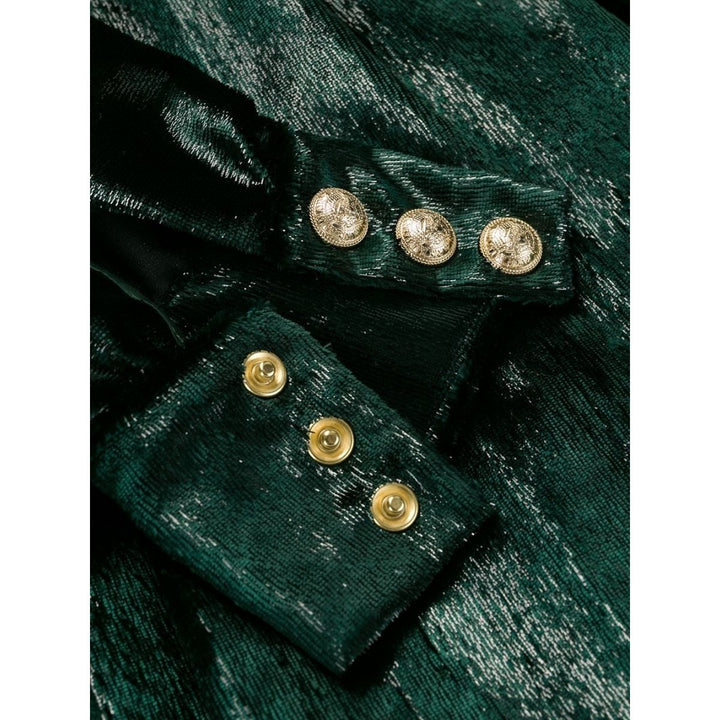 Metallic Flared Dress