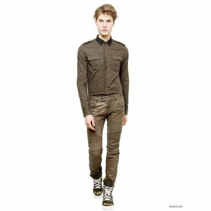 Military Khaki Shirt Style