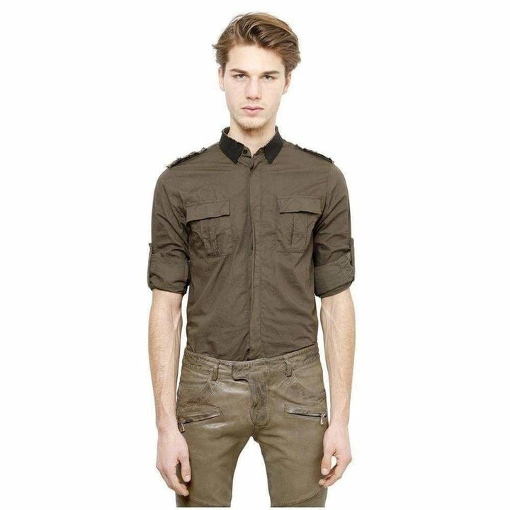 Military Khaki Shirt Style