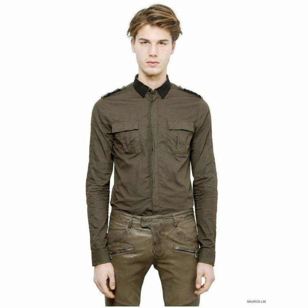 Military Khaki Shirt Style