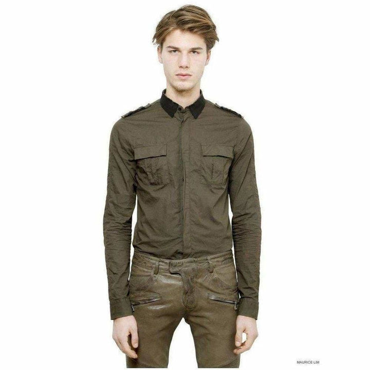 Military Khaki Shirt Style