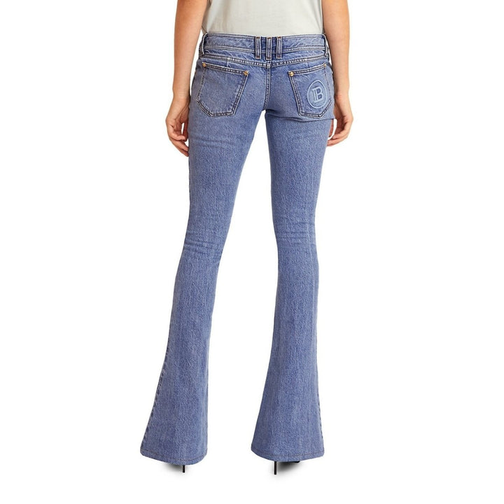 Monogram Low-Rise Bootcut Jeans