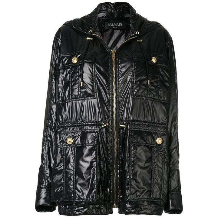 Balmain-Multi-Pocket Parka Jacket - Runway Catalog