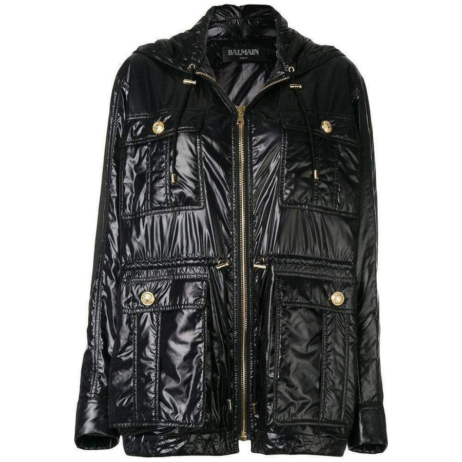 Balmain-Multi-Pocket Parka Jacket - Runway Catalog