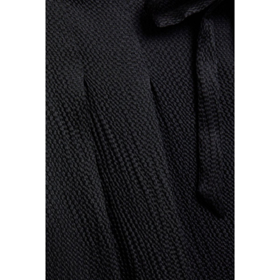 Peak Lapel Knitted Jumpsuit