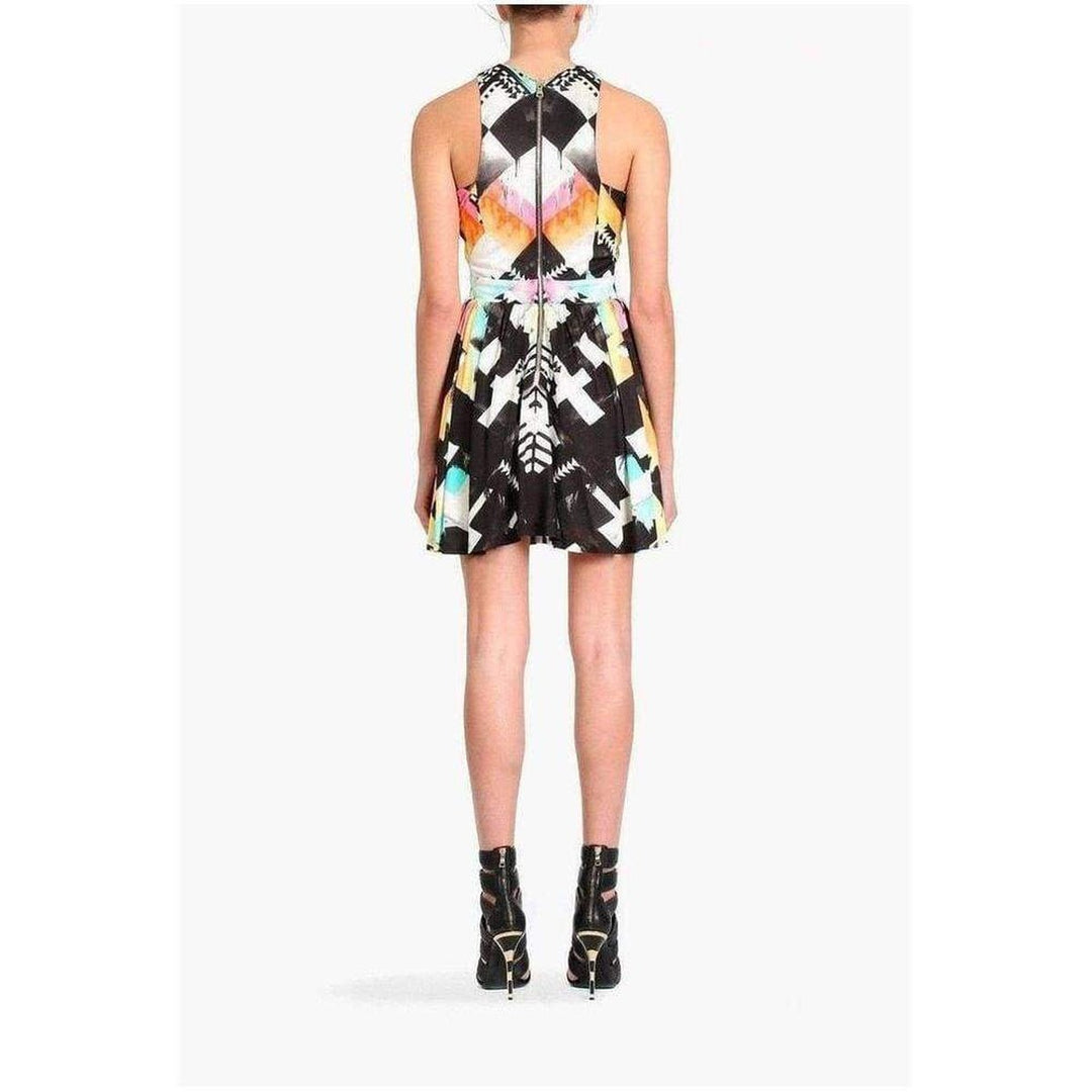 Printed Silk Jersey Mini Dress