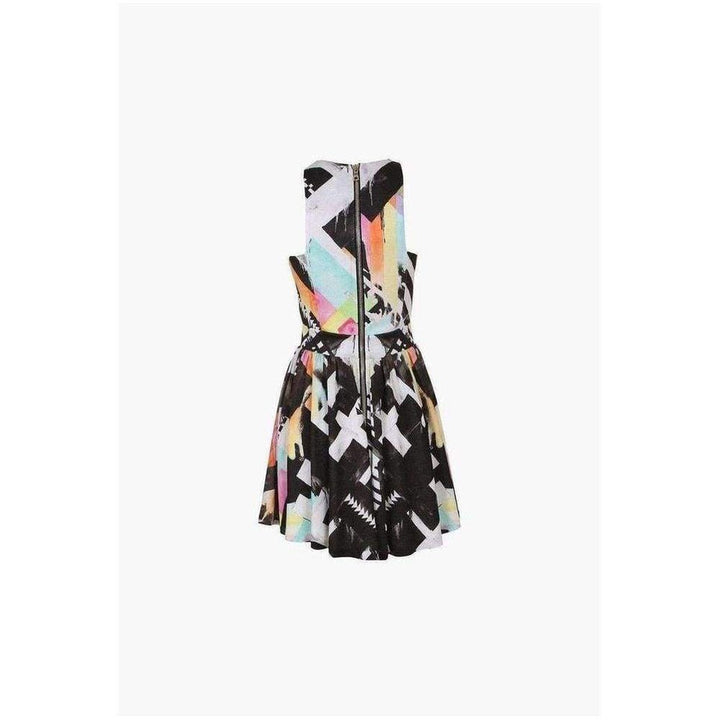 Printed Silk Jersey Mini Dress