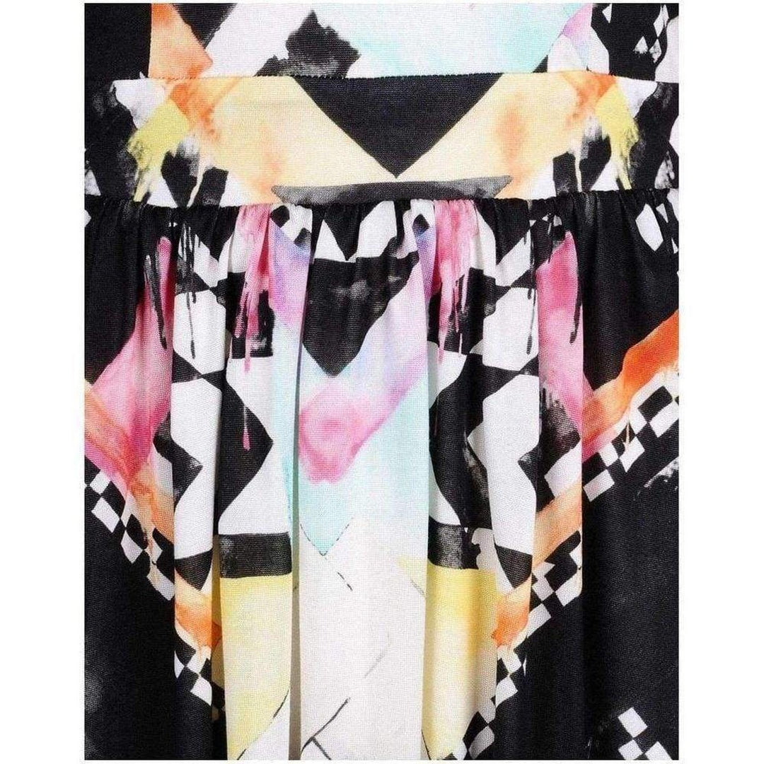 Printed Silk Jersey Mini Dress
