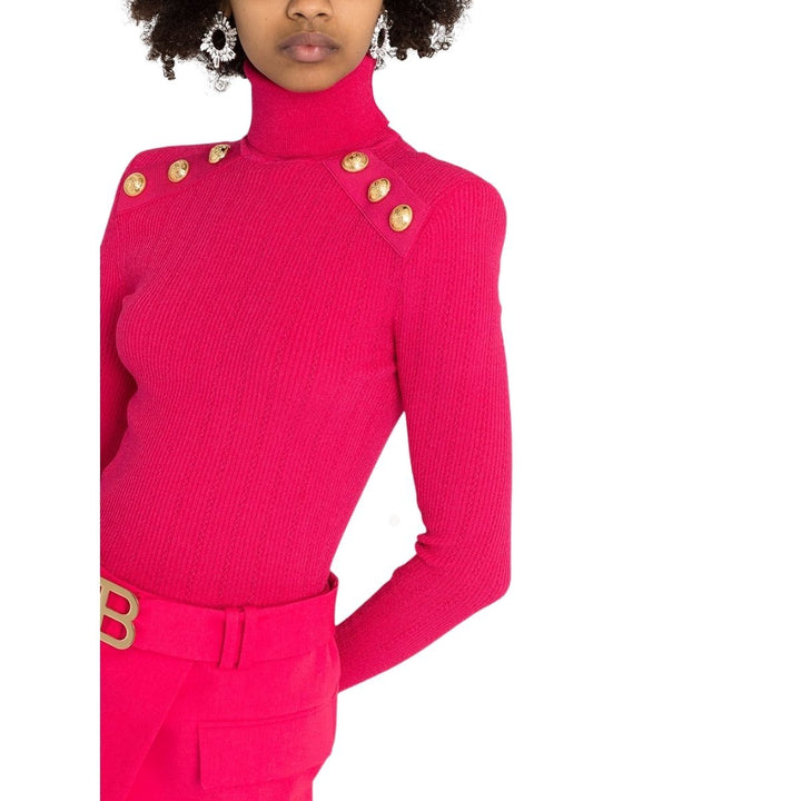 Rib-knit Turtleneck Jumper