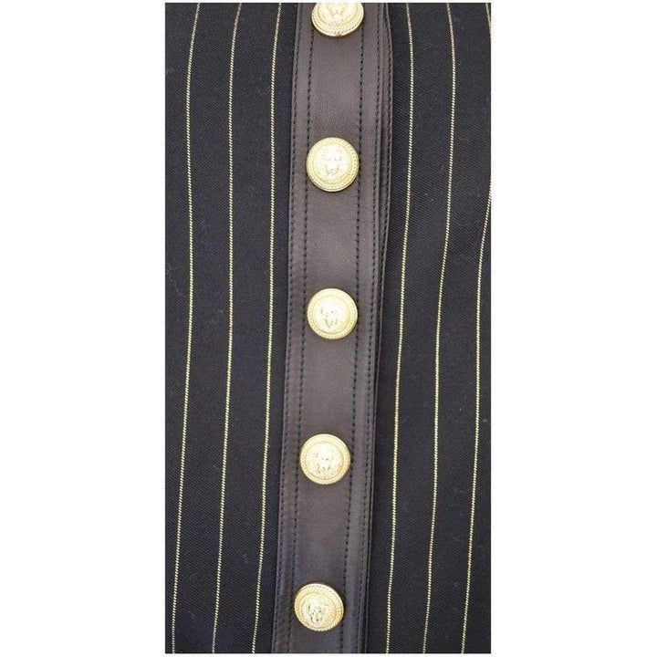 Striped Cotton Teddy Jacket
