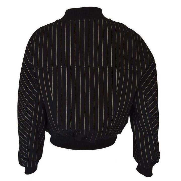 Striped Cotton Teddy Jacket