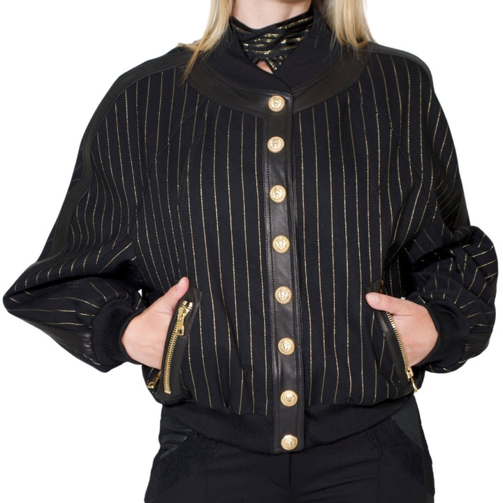 Striped Cotton Teddy Jacket