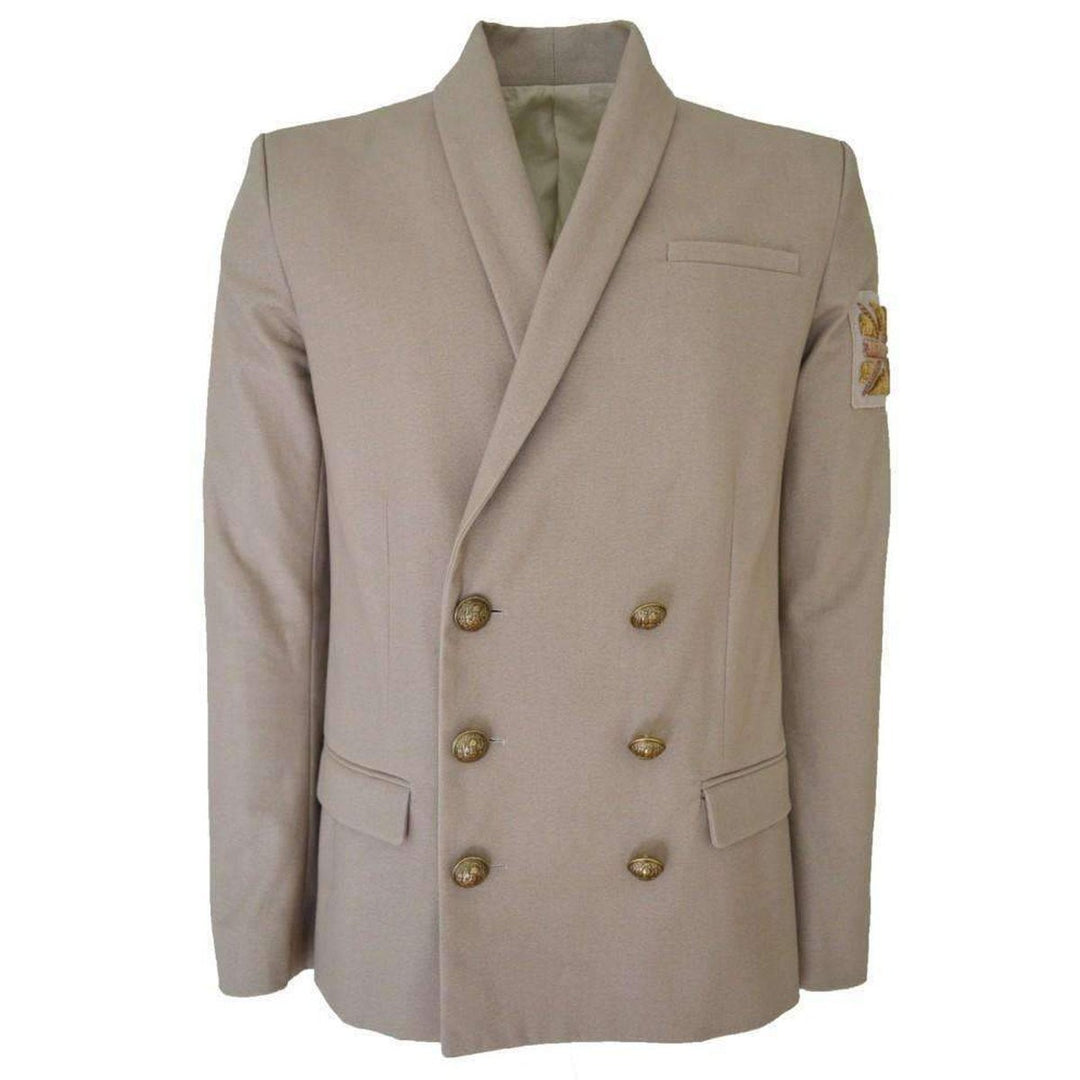 Balmain-Union Beige Blazer Jacket Men - Runway Catalog