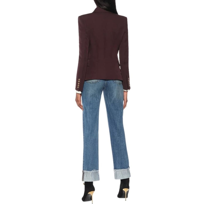 Wool Double-Breasted Blazer