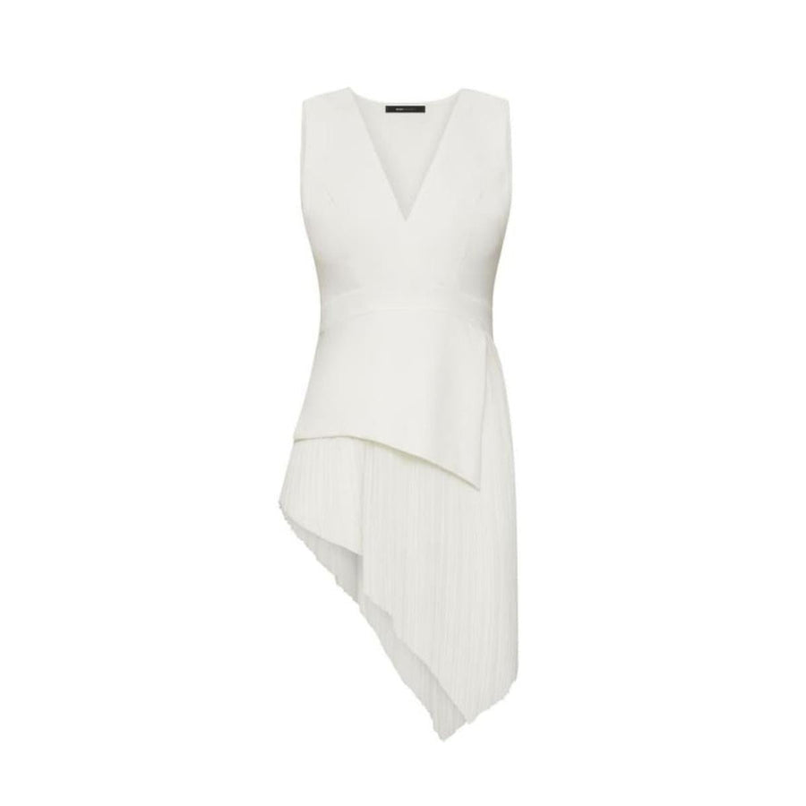 BCBG MAXAZRIA-Draped Chiffon Top - Runway Catalog