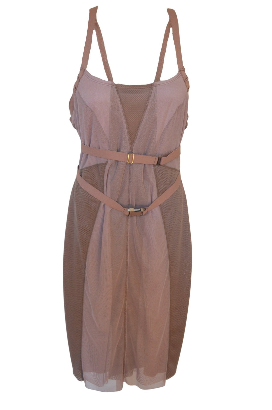BCBGMAXAZRIA-Abbie Sleeveless Contrast-Lace Dress - Runway Catalog