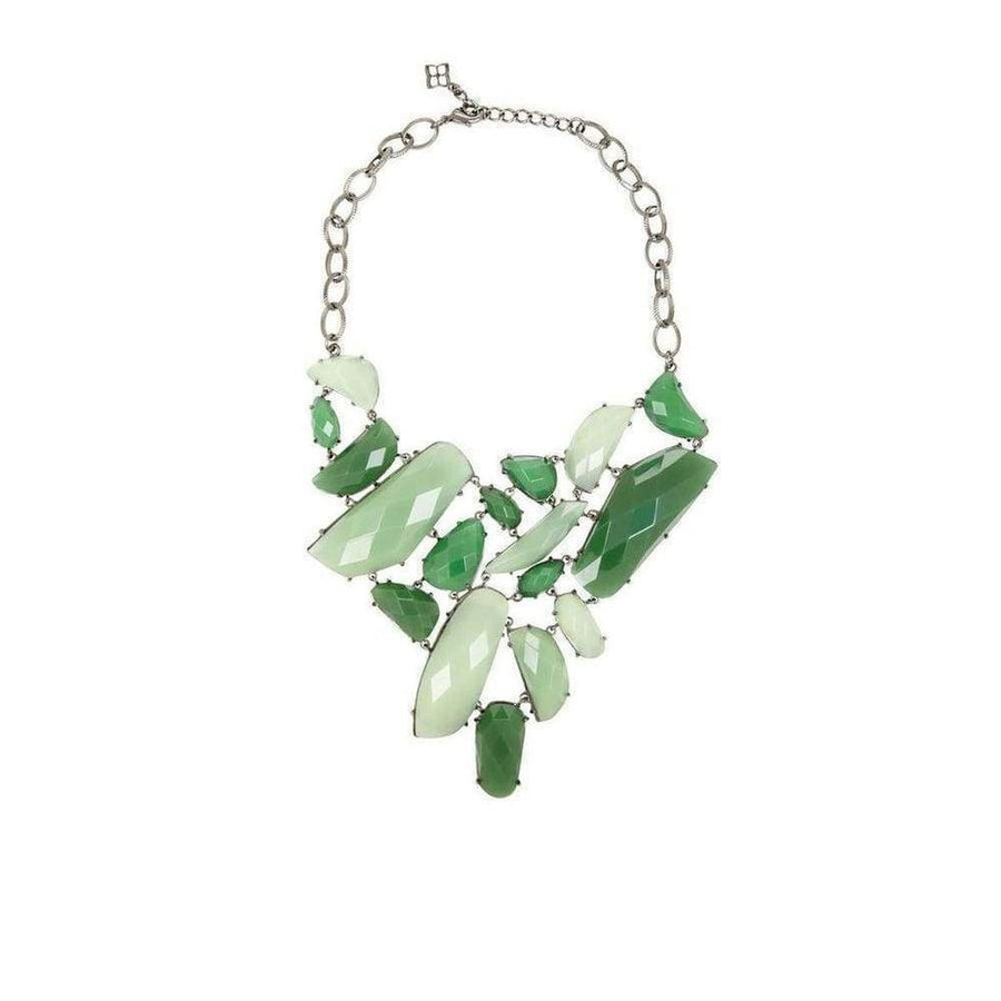 BCBGMAXAZRIA-Abstract Stone Necklace - Runway Catalog